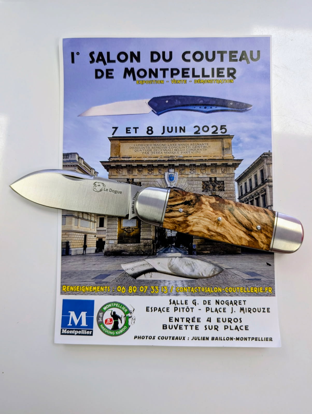 Le Dogue présent au 1er Salon du Couteau de Montpellier
