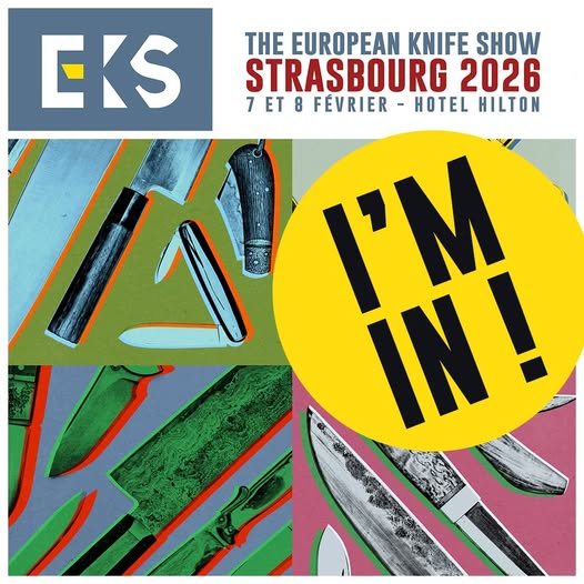 Retrouvez-nous au European Knife Show de Strasbourg 2026