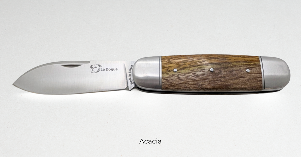 Couteau Le Dogue – Manche en Acacia