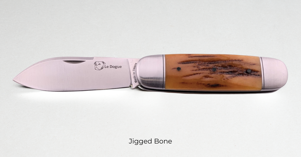 Couteau Le Dogue – Manche en Jigged Bone