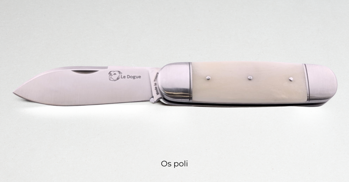 Couteau Le Dogue – Manche en Os poli