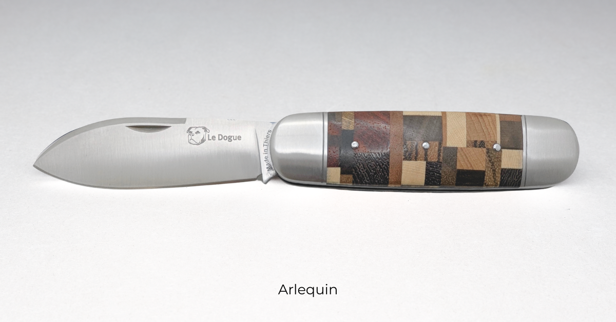 Couteau Le Dogue – Manche Arlequin