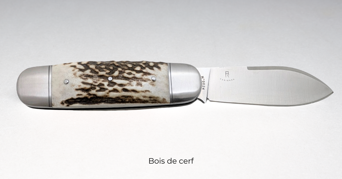 Couteau Le Dogue – Manche en Bois de cerf
