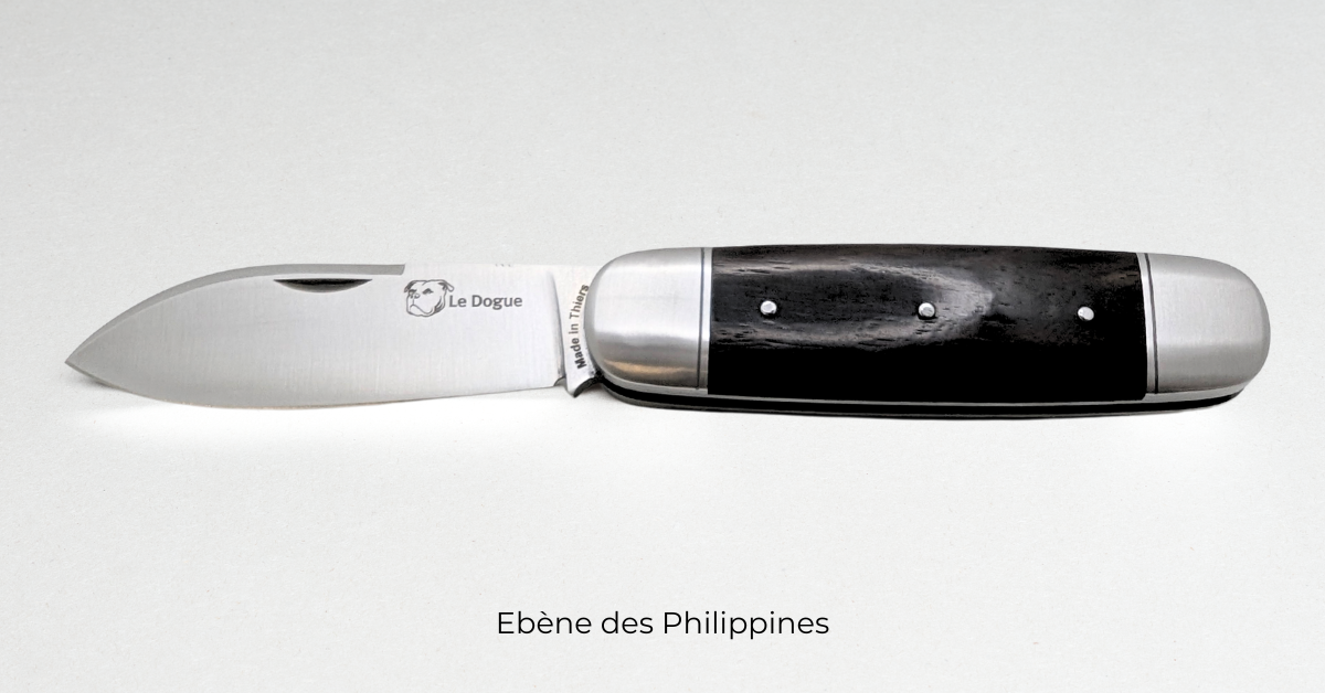 Couteau Le Dogue – Manche en Ébène des Philippines