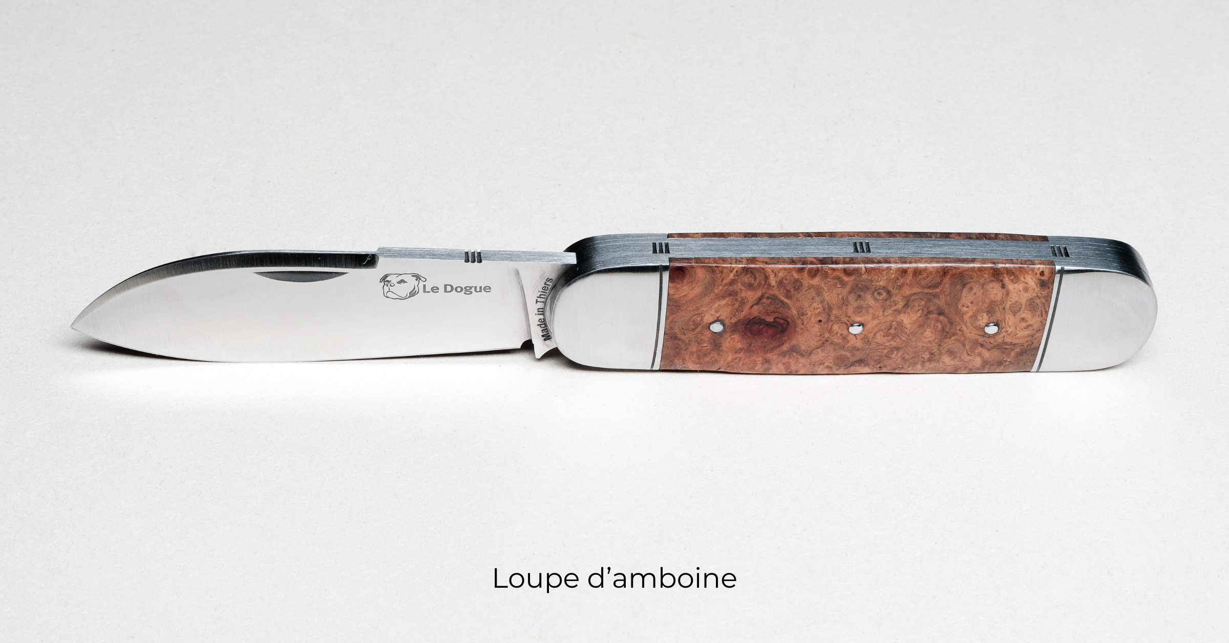 Le Dogue Messer – Griff aus Maserbirke