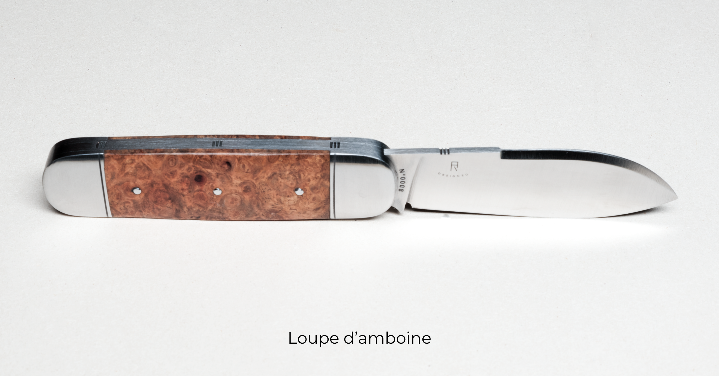 Le Dogue Messer – Griff aus Maserbirke