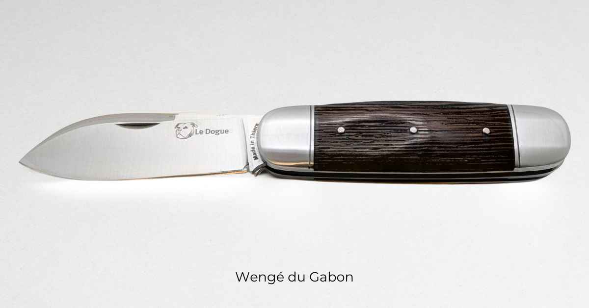 Couteau Le Dogue – Manche en Wengé du Gabon